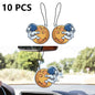 10 PCS Car Perfume Pendant Fragrance Decoration, R Star, Planet