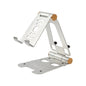 XY-02 Folding Live Aluminum Alloy Desktop Tablet Computer Mobile Phone Bracket, Blue, Gold, Silver, Black, Pink
