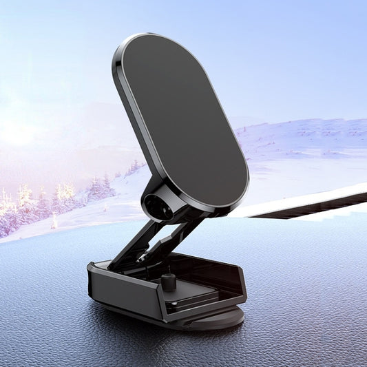 Vehicle Bracket Magnetic Navigation Bracket, Folding Black, Folding Silve