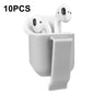 10 PCS Portable Headset Waist Hanging Protective Cover, Suitable For AirPods 2, Waist Hanging White, Waist Hanging Pink, Waist Hanging Red, Waist Hanging Black, Waist Hanging Navy, Waist Hanging Gray