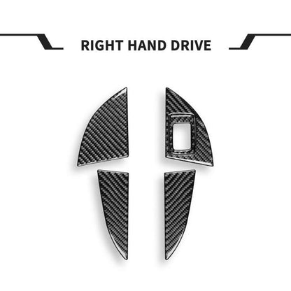 For BMW X1 F48/X2 F39 5pcs /Set Right-Hand Drive Front Rear Door Storage Box Panel Stickers, Right-Hand Drive