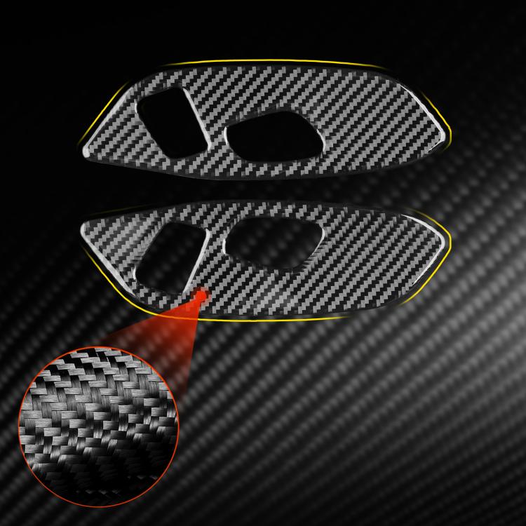 For Chevrolet Corvette C8 2pcs /Set Seat Adjustment Switch Frame Sticker