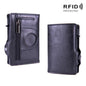 X-85 RFID Multi-compartment Card Holder For Airtag, Black, Apricot, Carbon Fiber
