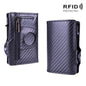 X-85 RFID Multi-compartment Card Holder For Airtag, Black, Apricot, Carbon Fiber