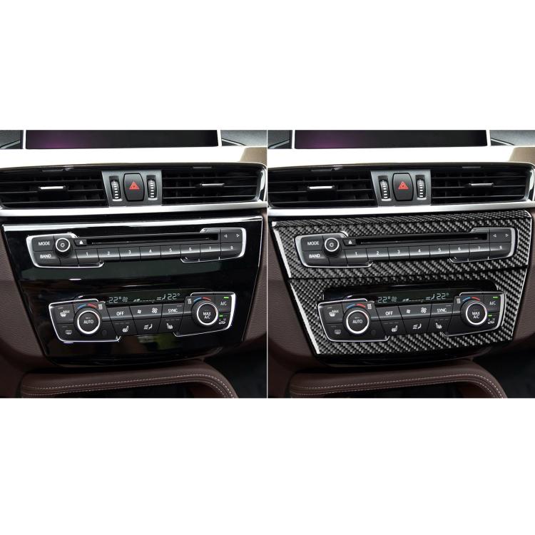For BMW X1 F48/X2 F39 3pcs /Set Left-Hand Drive Radio + Air Conditioning Panel Sticker, Left-Hand Drive