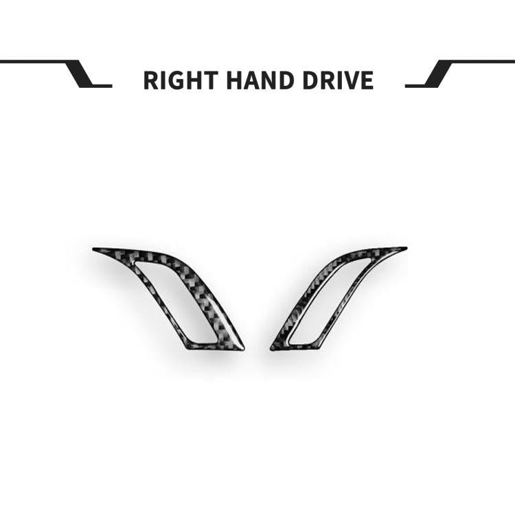 For BMW X1 F48/X2 F39 2pcs /Set Right-Hand Drive Dashboard Air Conditioner Air Vent Knob Sticker, Right-Hand Drive