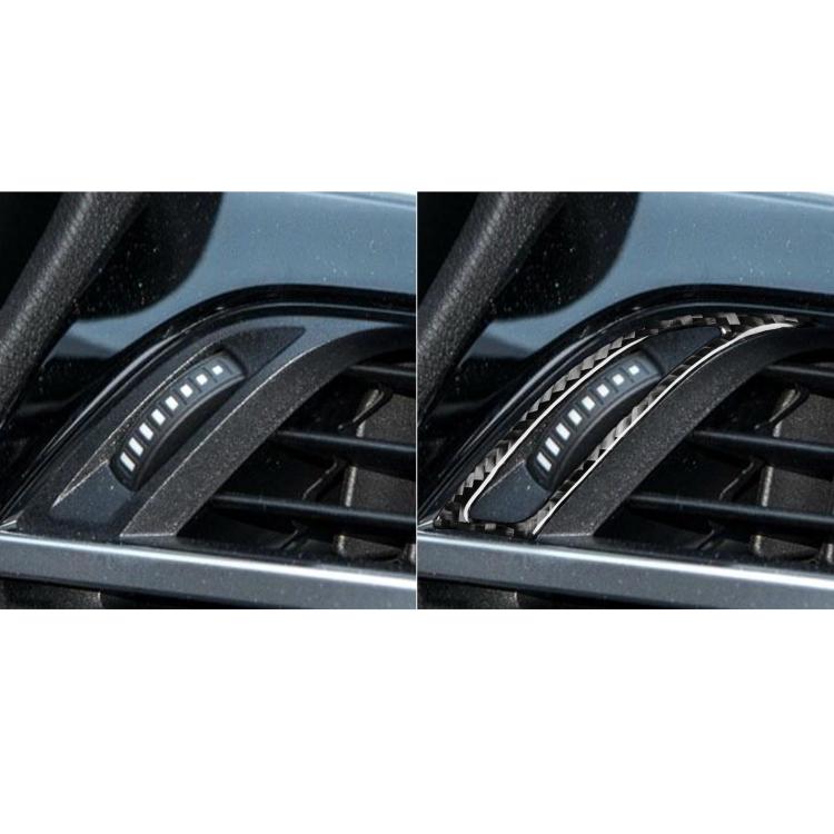 For BMW X1 F48/X2 F39 2pcs /Set Right-Hand Drive Dashboard Air Conditioner Air Vent Knob Sticker, Right-Hand Drive