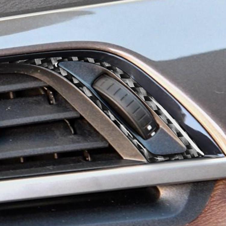For BMW X1 F48/X2 F39 2pcs /Set Right-Hand Drive Dashboard Air Conditioner Air Vent Knob Sticker, Right-Hand Drive