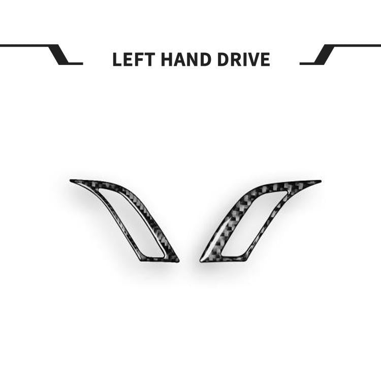 For BMW X1 F48/X2 F39 2pcs /Set Left-Hand Drive Dashboard Air Conditioner Air Vent Knob Sticker, Left-Hand Drive