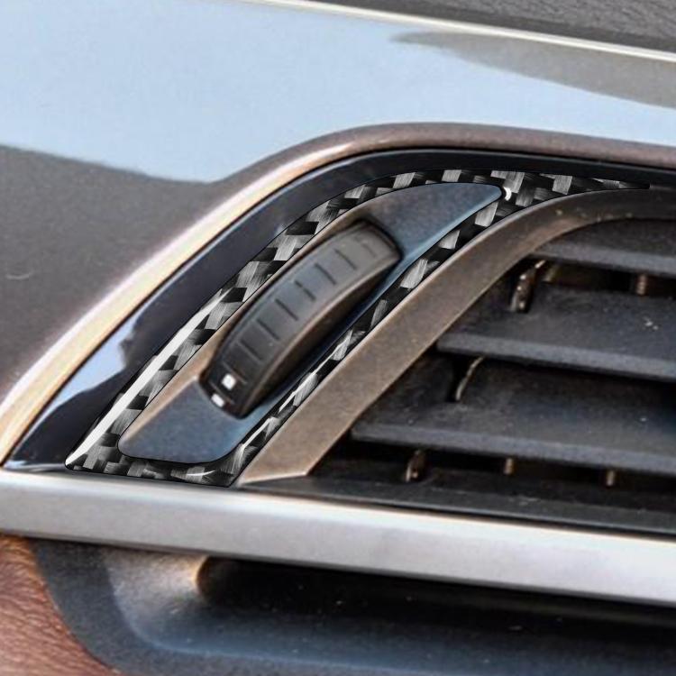 For BMW X1 F48/X2 F39 2pcs /Set Left-Hand Drive Dashboard Air Conditioner Air Vent Knob Sticker, Left-Hand Drive