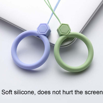 10 PCS Silicone Ring Mobile Phone Lanyard Water Bottle Anti-fall Pendant, Midnight Blue, Clove Purple, Vitality Red, Lemon Yellow, Classic Black, Matcha Green, Sand Pink, Lavender Gray, Dark Night Green, White, Tea Red, Coral Orange