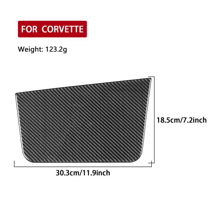 For Chevrolet Corvette C8 Right-Hand Drive Passenger Panel Sticker, Right-Hand Drive