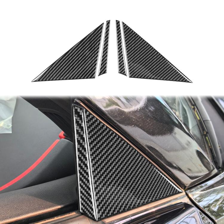 For Chevrolet Corvette C8 4pcs /Set External A-Pillar Decorative Sticker