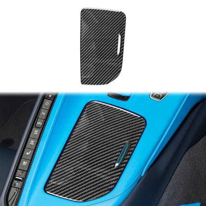 For Chevrolet Corvette C8 Right-Hand Drive Center Control Cup Cover Sticker, Right-Hand Drive