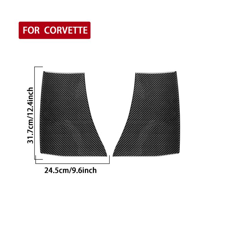 For Chevrolet Corvette C8 2pcs /Set Body Exhaust Port Sticker