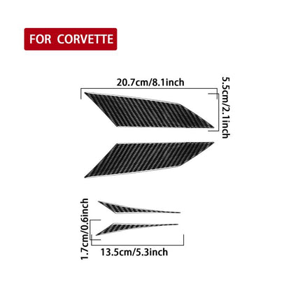 For Chevrolet Corvette C8 4pcs /Set Taillight Both Sides Decorative Stickers
