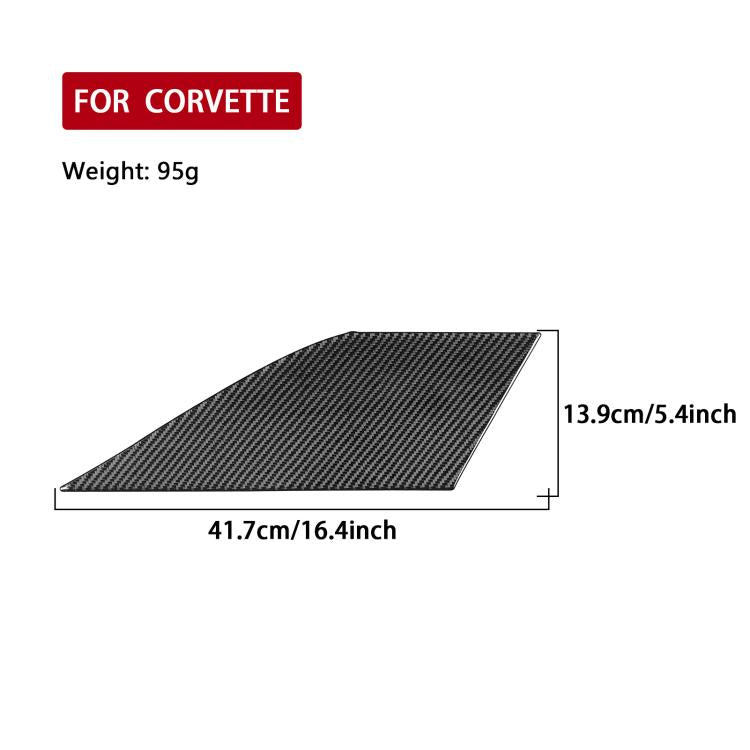 For Chevrolet Corvette C8 Right-Hand Drive Front Storage Vent Sticker, Right-Hand Drive