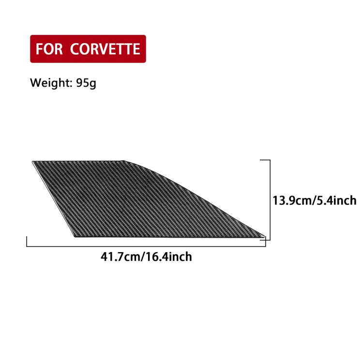 For Chevrolet Corvette C8 Left-Hand Drive Front Storage Vent Sticker, Left-Hand Drive