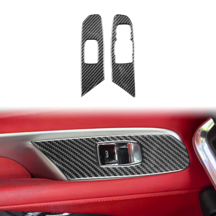 For Chevrolet Corvette C8 2pcs /Set Right-Hand Drive Lift Button Decorative Sticker, Right-Hand Drive