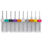 10 In 1 PCB Tungsten Steel Drill Bits Carving Miniature Drill Bits, Size:, 2.1-3.0mm, 0.1-1mm, 0.6-1.5mm, 1.1-2mm, 1.5-2.4mm