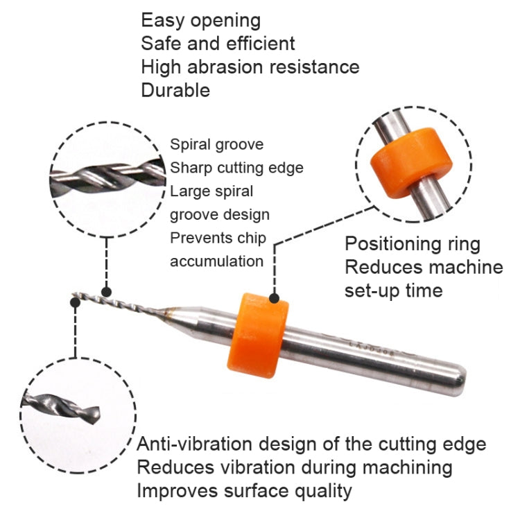 10 In 1 PCB Tungsten Steel Drill Bits Carving Miniature Drill Bits, Size:, 2.1-3.0mm, 0.1-1mm, 0.6-1.5mm, 1.1-2mm, 1.5-2.4mm