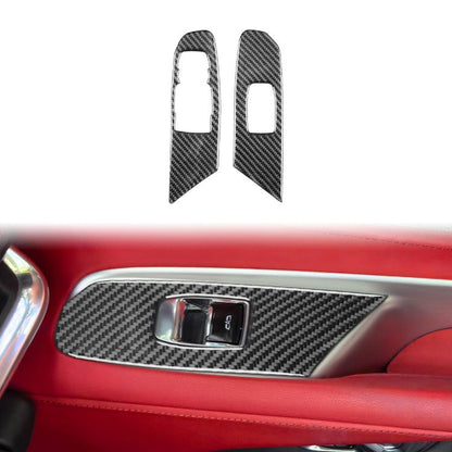 For Chevrolet Corvette C8 2pcs /Set Left-Hand Drive Lift Button Decorative Sticker, Left-Hand Drive
