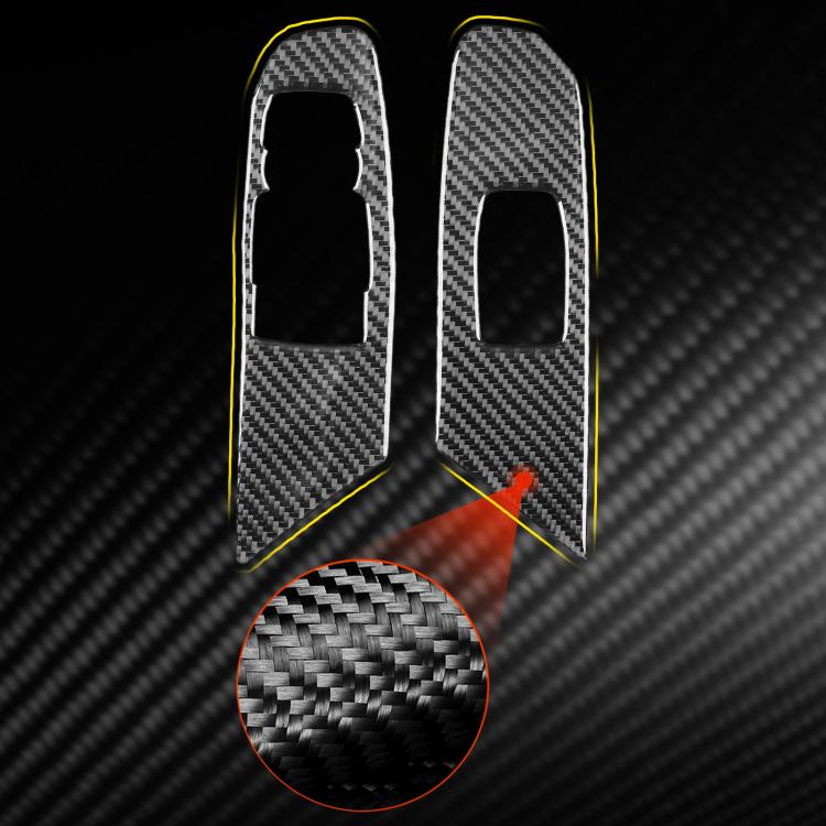 For Chevrolet Corvette C8 2pcs /Set Left-Hand Drive Lift Button Decorative Sticker, Left-Hand Drive
