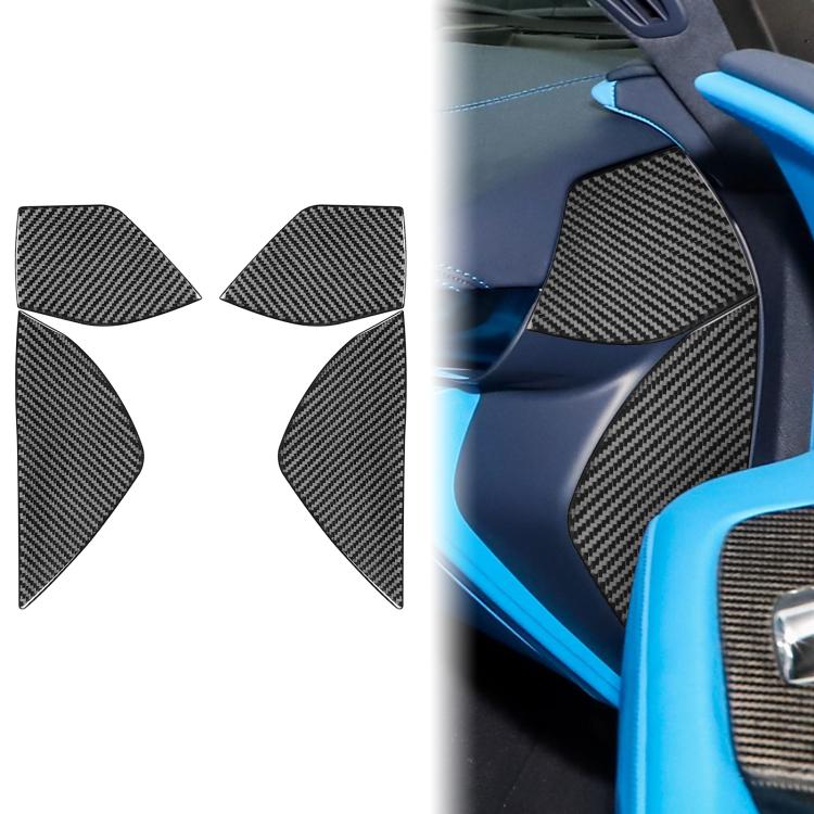 For Chevrolet Corvette C8 4pcs /Set Front Slot Decoration Sticker