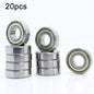 20pcs Miniature Bearings Silent Deep Groove Ball Bearings, 604zz, 605zz, 606zz, 607zz, 608zz, 609zz, 6000zz, 6001zz, 6002zz