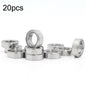 MR106ZZ 20pcs 6x10x3mm Miniature Deep Groove Ball Bearing, Style:, MR106ZZ Low Speed, MR106ZZ High Speed