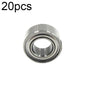 20pcs 5x10x4mm Miniature Silent Bearings For High-Speed Gear Machinery And Equipment, MR105ZZ 5x10x4mm