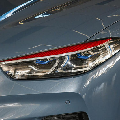 For 2019-2024 BMW 8 Series G14 2pcs /Set Universal Headlight Eyebrow Sticker
