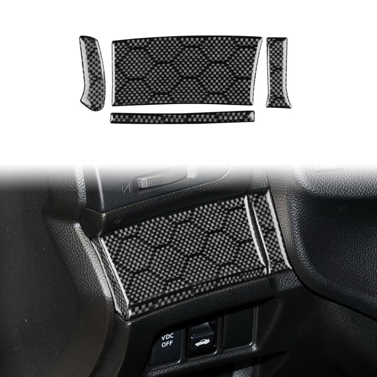 For Infiniti G37/G25/Q60 4pcs /Set Left-hand Drive Steering Wheel Button Left Cover Sticker, Left-hand Drive