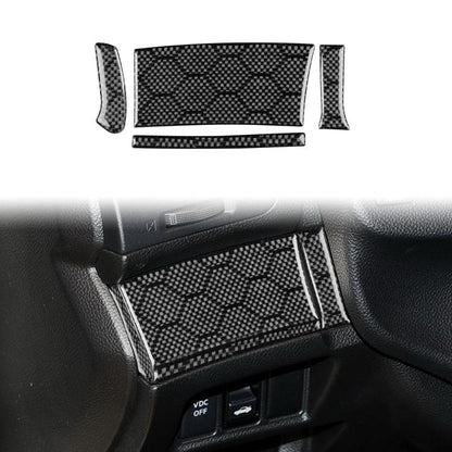 For Infiniti G37/G25/Q60 4pcs /Set Left-hand Drive Steering Wheel Button Left Cover Sticker, Left-hand Drive