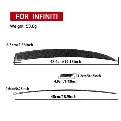 For Infiniti G35/G37/G25/Q60 3pcs /Set Right-Hand Drive Air Outlet Sticker, Right-hand Drive