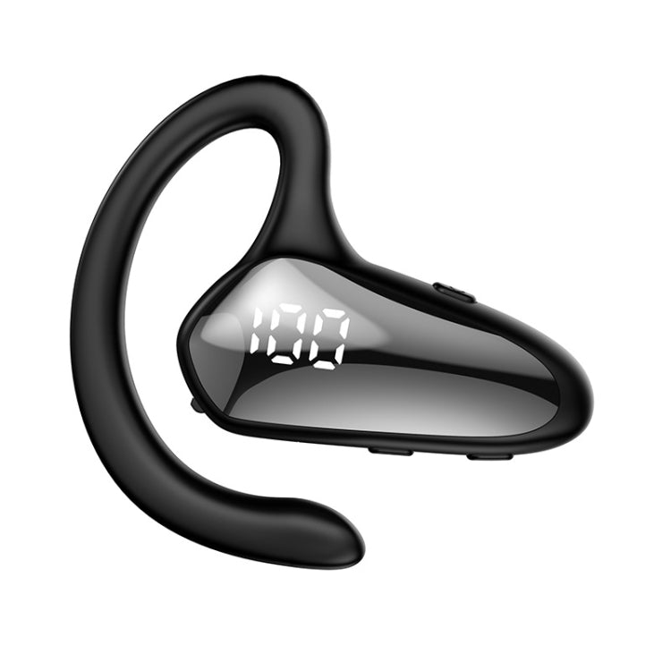 YX02 With Digital Display Hanging Ear Bone Conduction Bluetooth Headset, YX02 Red, YX02 Pink, YX02 Black, YX02 Grey