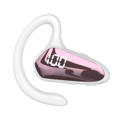 YX02 With Digital Display Hanging Ear Bone Conduction Bluetooth Headset, YX02 Red, YX02 Pink, YX02 Black, YX02 Grey