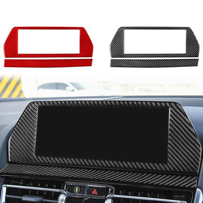For 2019-2024 BMW 8 Series G14 Right-hand Drive 2pcs /Set Navigation Screen Frame Sticker, Right-hand Drive