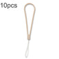 10pcs  Silicone Woven Pattern  Cell Phone Lanyard Anti-loss Hand Rope