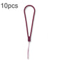 10pcs  Silicone Woven Pattern  Cell Phone Lanyard Anti-loss Hand Rope