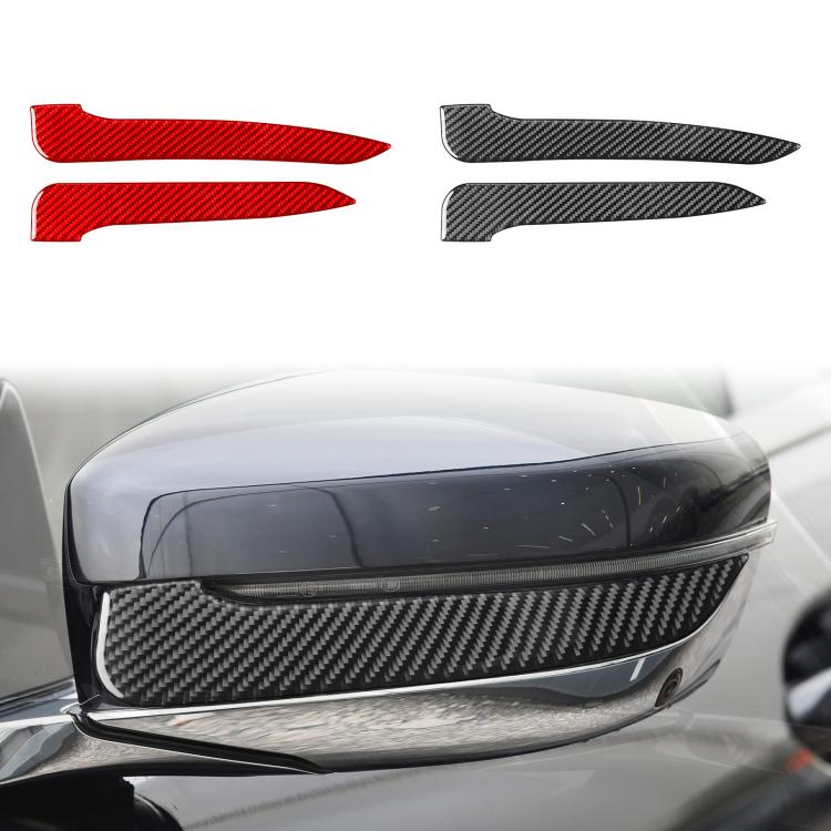 For 2019-2024 BMW 8 Series G14 2pcs /Set Right-hand Drive Rearview Mirror Anti-scratch Strip Stickers, Right-hand Drive