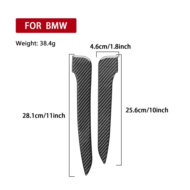 For 2019-2024 BMW 8 Series G14 2pcs /Set Left-hand Drive Rearview Mirror Anti-scratch Strip Stickers, Left-hand Drive