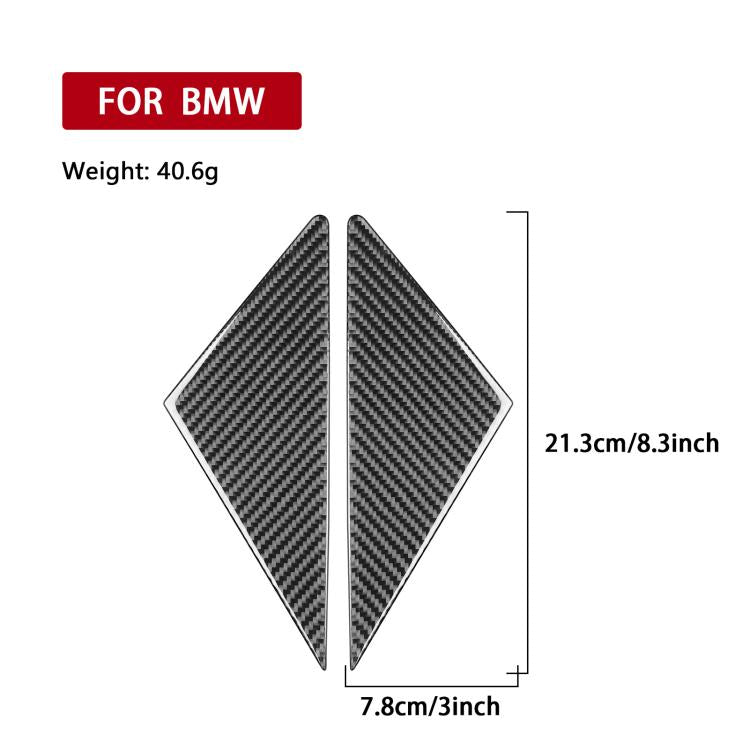For 2019-2024 BMW 8 Series G14 2pcs /Set Universal A-pillar Stickers for Left and Right Drive