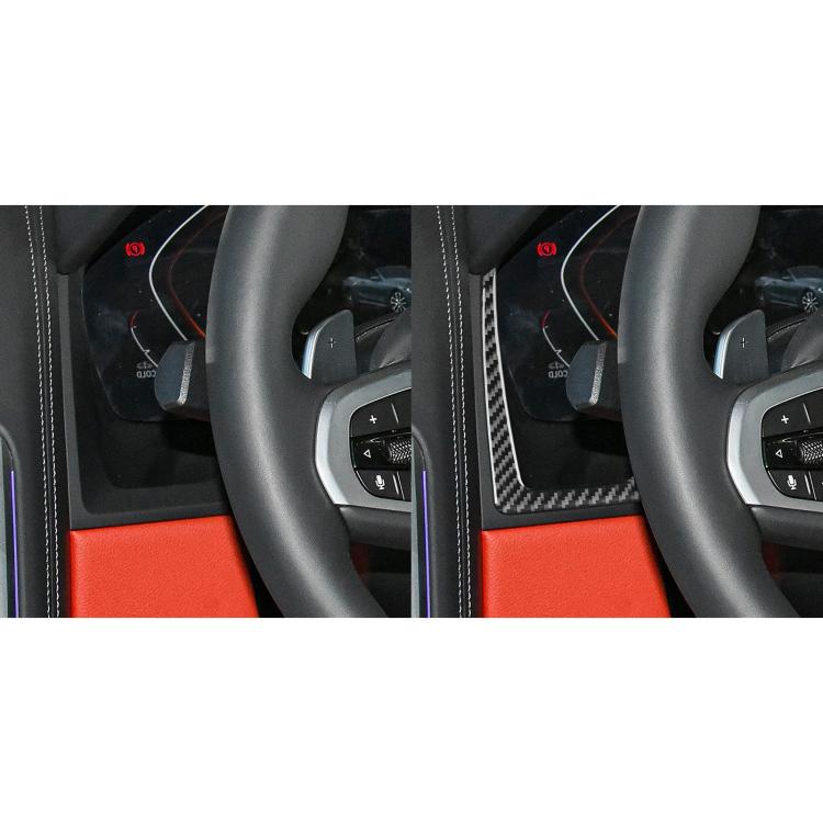 For 2019-2024 BMW 8 Series G14 2pcs /Set Right-hand Drive Instrument Both Sides Decorative Stickers, Right-hand Drive