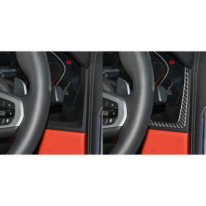 For 2019-2024 BMW 8 Series G14 2pcs /Set Left-hand Drive Instrument Both Sides Decorative Stickers, Left-hand Drive