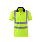 Reflective Quick-drying T-shirt Lapel Short-sleeved Safety Work Shirt, XXL, XXXL, XXXXL, M, L, XL