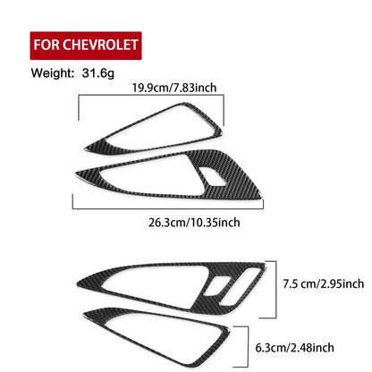 For Chevrolet Malibu 2016-2024 4pcs /Set Left-hand Drive Door Handle Sticker
