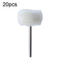 MT-3YM Cashmere Ball Polishing Wheel Metal Mirror Polishing With Rod Wool Grinding Head, 5pcs, 10pcs, 20pcs, 100pcs