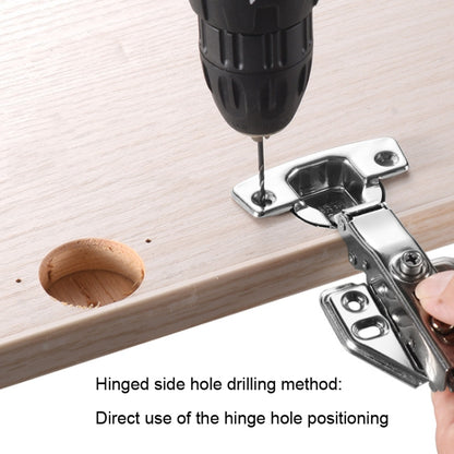 8 In 1 Aluminum Alloy 35mm Hinge Opener Hinge Punch Positioning Tool, 8 In 1