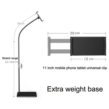 155cm Mobile Phone Tablet Live Broadcast Bedside Lifting Bracket, 155cm Telescopic Floor Model (Black), 155cm Cantilever Floor Stand (Black), 155cm Telescopic Floor Stand (White), 155cm Cantilever Floor Stand (White)